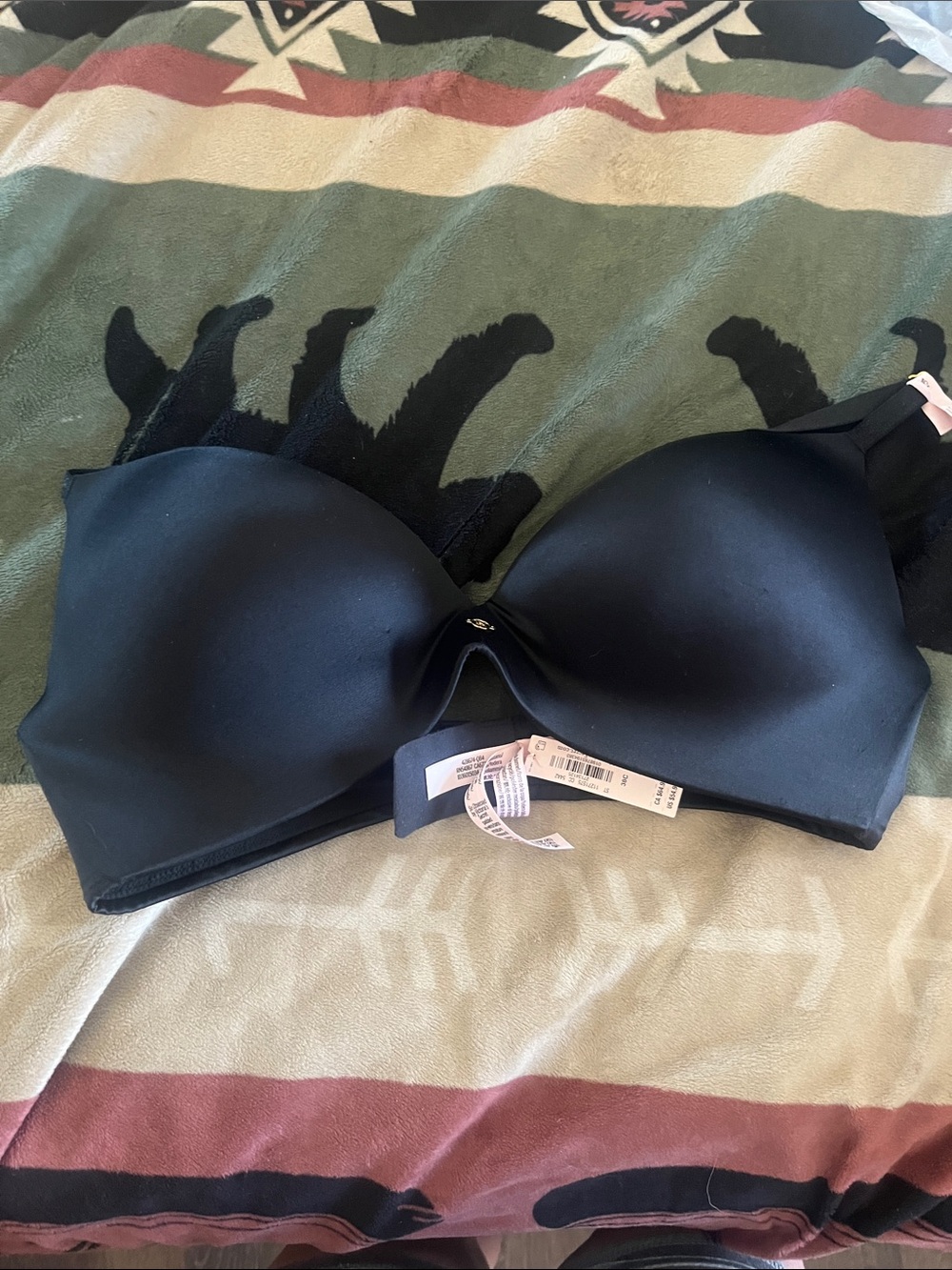 Victoria's Secret So Obsessed Black T-Shirt Bra